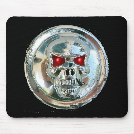 TAPIS DE SOURIS CHROME SKULL (Devant)