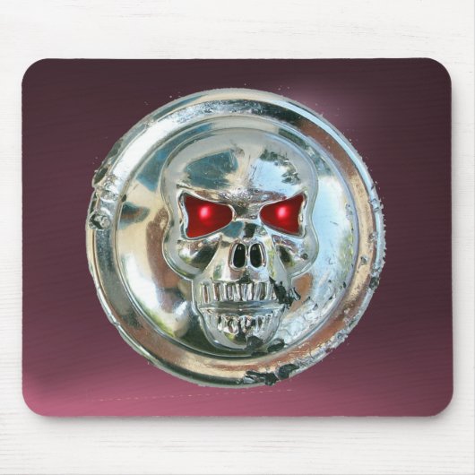 Tapis De Souris CHROME SKULL, Améthyste pourpre (Devant)
