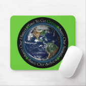 Tapis De Souris Chronométrez au devenez écolo Mousepad (Avec souris)