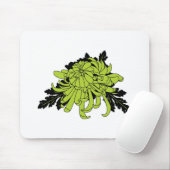 Tapis De Souris Chrysanthème (Avec souris)