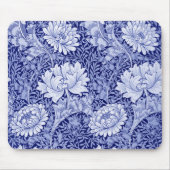 Tapis De Souris Chrysanthemum Blue, William Morris (Devant)