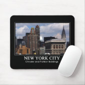 Tapis De Souris Chrysler construisant, Flatiron avec les nuages 2C (Avec souris)