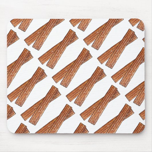 Tapis De Souris CHURROS Espagnol Portugais Fried Churro Pastry (Devant)
