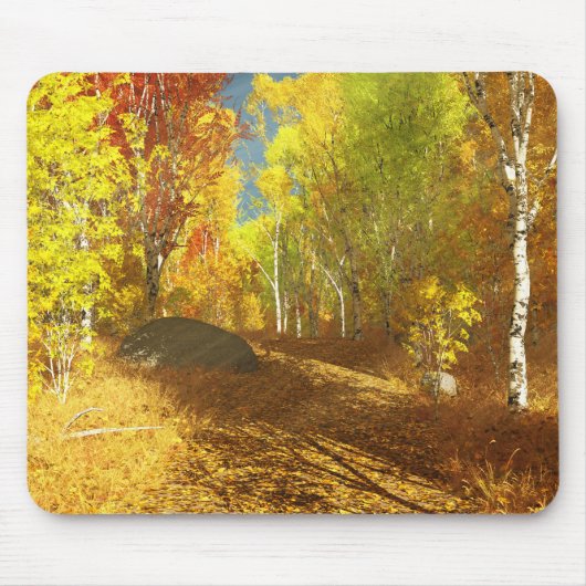 Tapis De Souris Chute de Mousepad clair (Devant)
