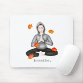 Tapis De Souris chute. respirer (Avec souris)