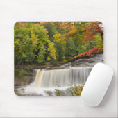 Tapis De Souris Chutes de Tahquamenon à l'automne (Avec souris)