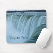 Tapis De Souris Chutes du Niagara avec le texte (Avec souris)