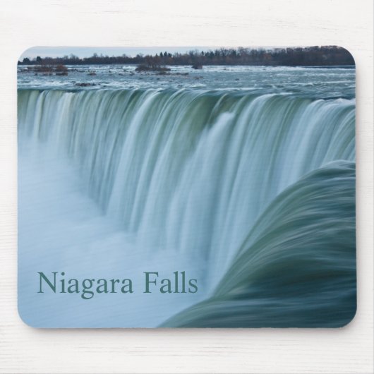 Tapis De Souris Chutes du Niagara avec le texte (Devant)
