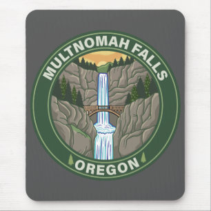 Tapis De Souris Chutes Multnomah Oregon