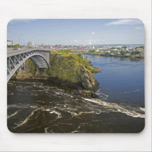 Tapis De Souris Chutes réversibles sur le fleuve Saint-Jean à St.