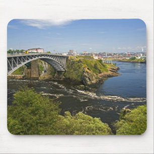 Tapis De Souris Chutes réversibles sur le fleuve Saint-Jean à St.