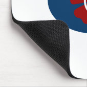 Tapis De Souris cible de fleur (Coin)