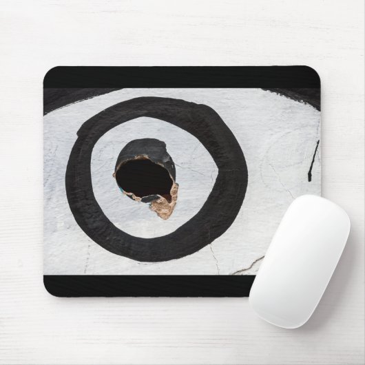 Tapis De Souris cible déchirée (Avec souris)