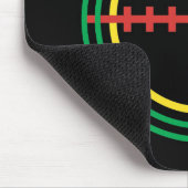 Tapis De Souris Cible laser colorée (Coin)