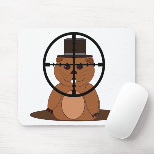 Tapis De Souris Cible : marmotte (Avec souris)