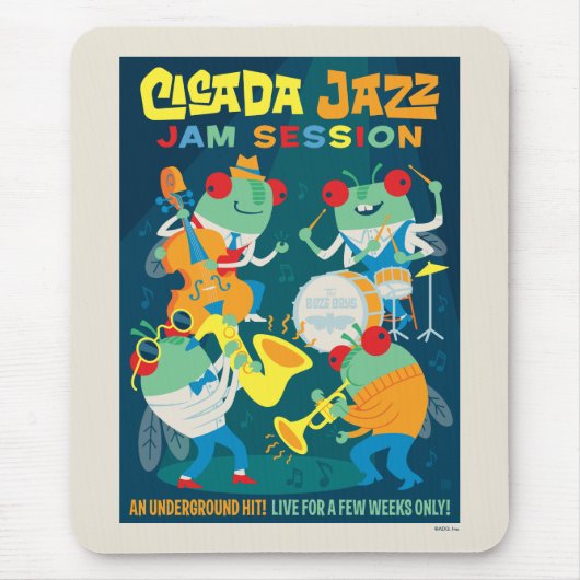 Tapis De Souris Cicada Jazz Jam Session (Devant)