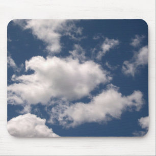 Tapis De Souris Ciel bleu avec des nuages Mousepad