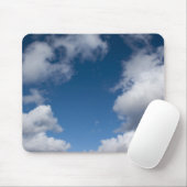 Tapis De Souris ciel bleu et nuages blancs (Avec souris)