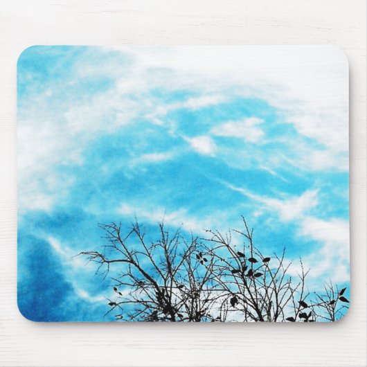 Tapis De Souris Ciel bleu frais (Devant)