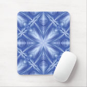 Tapis De Souris Ciel bleu Lait Blanc Nuages Abstrait Motif (Avec souris)