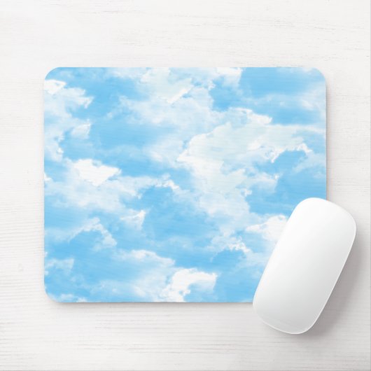 Tapis De Souris Ciel bleu nuages (Avec souris)