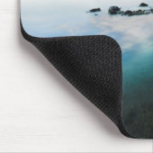 Tapis De Souris Ciel bleu nuageux se reflétant dans le lac (Coin)