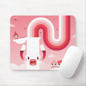 Tapis De Souris Ciel d'arc-en-ciel (Avec souris)