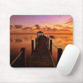Tapis De Souris Ciel de coucher du soleil (Avec souris)
