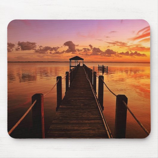 Tapis De Souris Ciel de coucher du soleil (Devant)