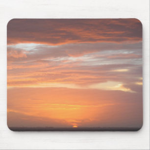 Tapis De Souris Ciel de couleur orange