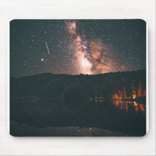 Tapis De Souris ciel de nuit du feu de camp