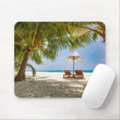 Tapis De Souris Ciel déprimé des palmiers | (Avec souris)