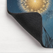 Tapis De Souris ciel nocturne et pandelions (Coin)