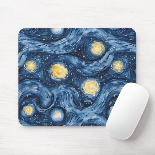 Tapis De Souris Ciel nocturne étoilé (Avec souris)