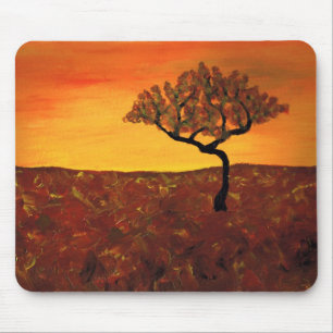 Tapis De Souris Ciel orange