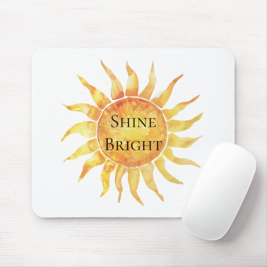 Tapis De Souris Ciel Soleil Brille Clair (Avec souris)