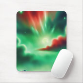Tapis De Souris ciel vert (Avec souris)