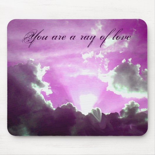 Tapis De Souris Ciels violets_ (Devant)