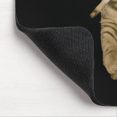 Tapis De Souris Cigarette Kitten Drôle Fumer Mème Chat Stud Cervea (Coin)