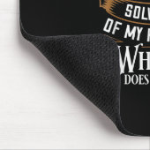 Tapis De Souris Cigars Solve Most Of My Problems Whiskey (Coin)