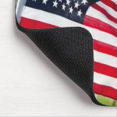 Tapis De Souris Cimetière militaire historique avec des drapeaux (Coin)