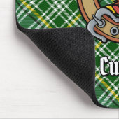 Tapis De Souris Cimier de coq Clan Currie sur Tartan (Coin)
