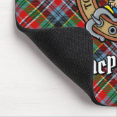 Tapis De Souris Cimier du clan MacPherson sur tartan (Coin)