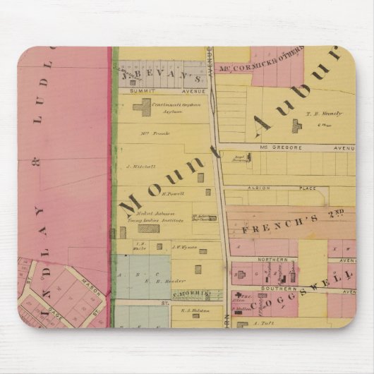 Tapis De Souris Cincinnati, Ohio 5 (Devant)