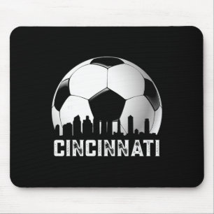 Tapis De Souris Cincinnati Soccer Distressed Vintage Fans de footb