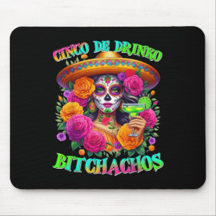 Tapis De Souris Cinco De Drinko Achos Cinco De Mayo Boire Mexique