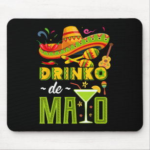 Tapis De Souris Cinco De Drinko Fiesta Mexicaine Cinco De Mayo