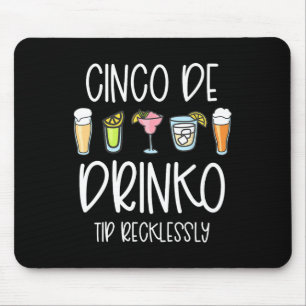Tapis De Souris Cinco De Drinko Mayo Femmes Astuce Votre Fonds Byr