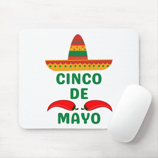 Tapis De Souris Cinco De Mayo (Avec souris)