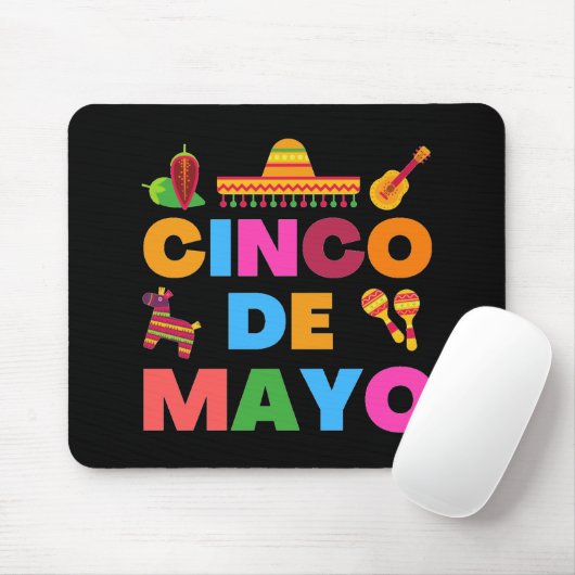 Tapis De Souris Cinco De Mayo (Avec souris)